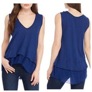 COPY - Free People We The Free Peachy Tank Navy Blue